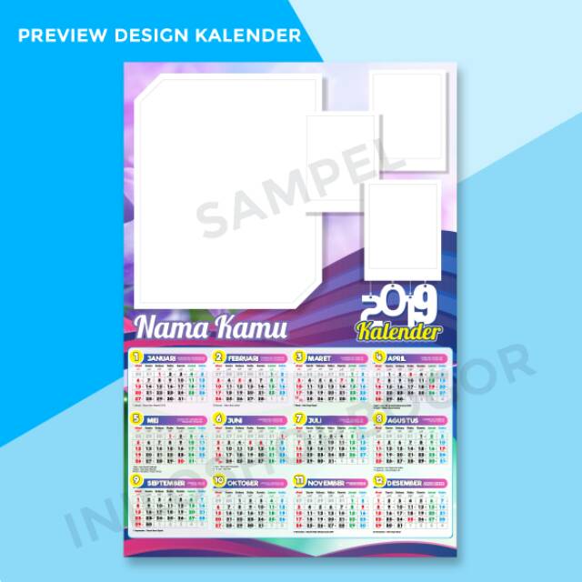 Kalender 2020 Custom Kalender Lucu