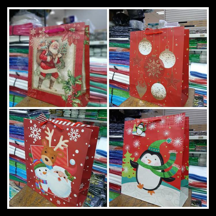 

(BAYAR DITEMPAT) SHOPPING BAG GOODIE PAPER BAG NATAL CHRISTMAS BESAR KODE 555