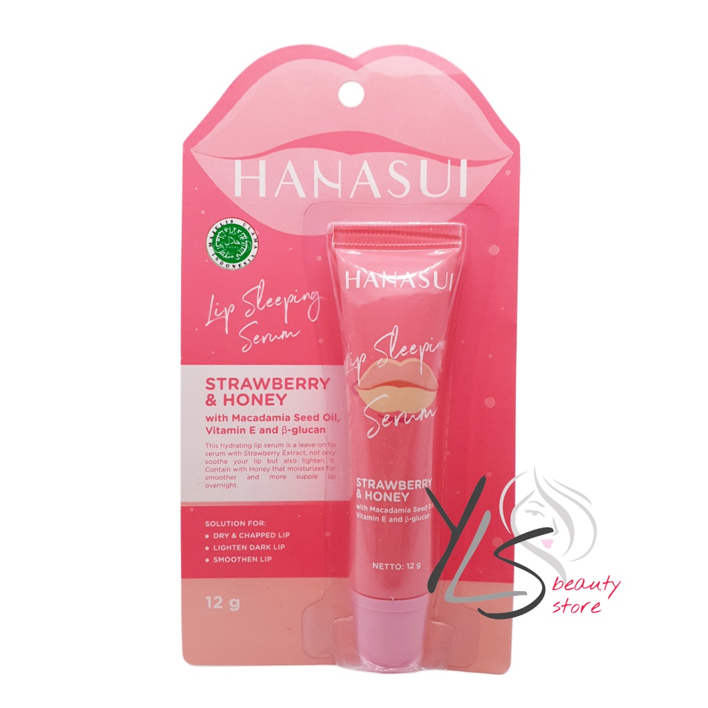 HANASUI LIP SLEEPING SERUM - TERDAFTAR BPOM - LIP SERUM HANASUI