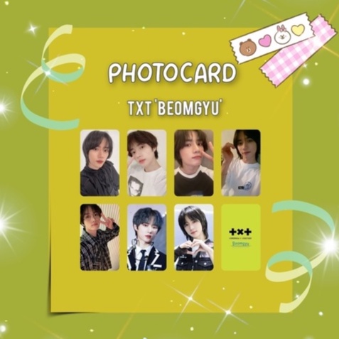 PC PHOTOCARD TXT BEOMGYU UNOFFICIAL RANDOM