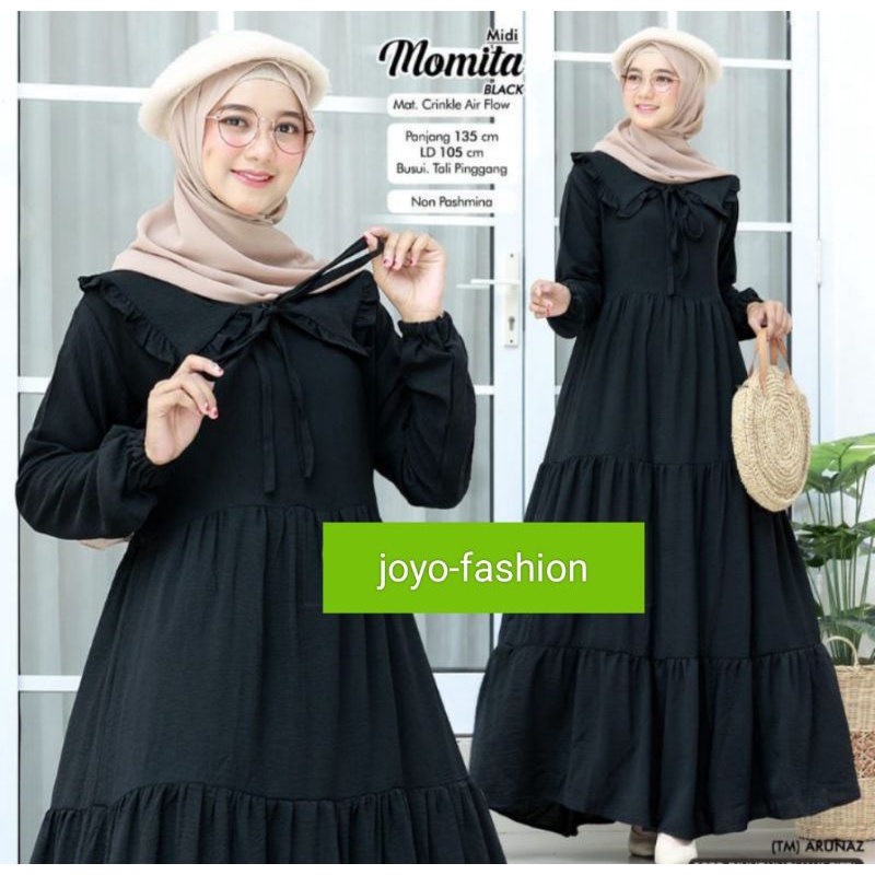 MOMITA GAMIS DRESS CRIKLE AIRFLOW