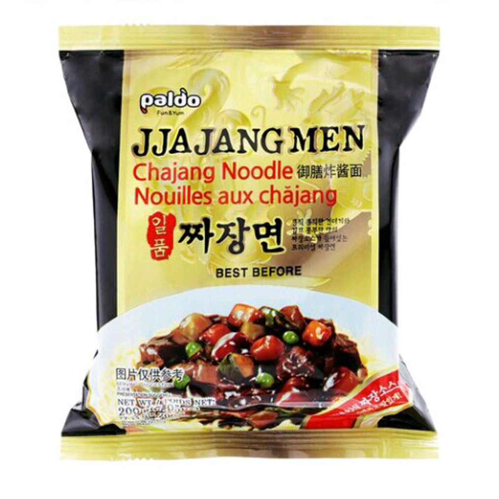 PALDO JJAJANGMYUN 200 GR - JJAJANGMEN - JJAJANGMYEON IMPORT HALAL