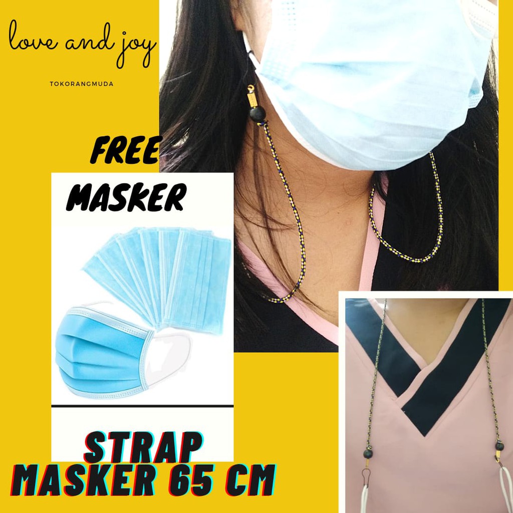 Kalung Masker Strap Masker Etnik Tali Masker Gantungan Masker Pria Wanita - Handmade by Tokorangmuda