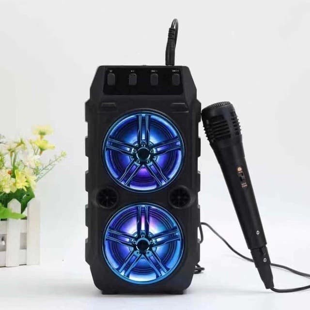 Speaker Bluetooth Shuangxiong SX-Y2006 Super Bass Gratis Microphone Untuk Karaoke