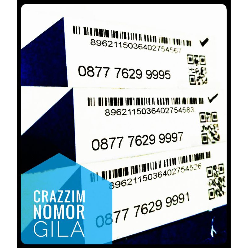 Nomor cantik xL triple kwarted. No Cantik 9999