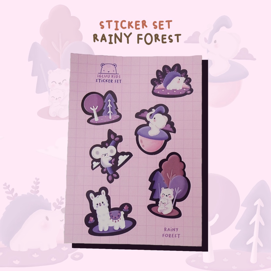 

IGLUU Sticker - Rainy Forest SC0103