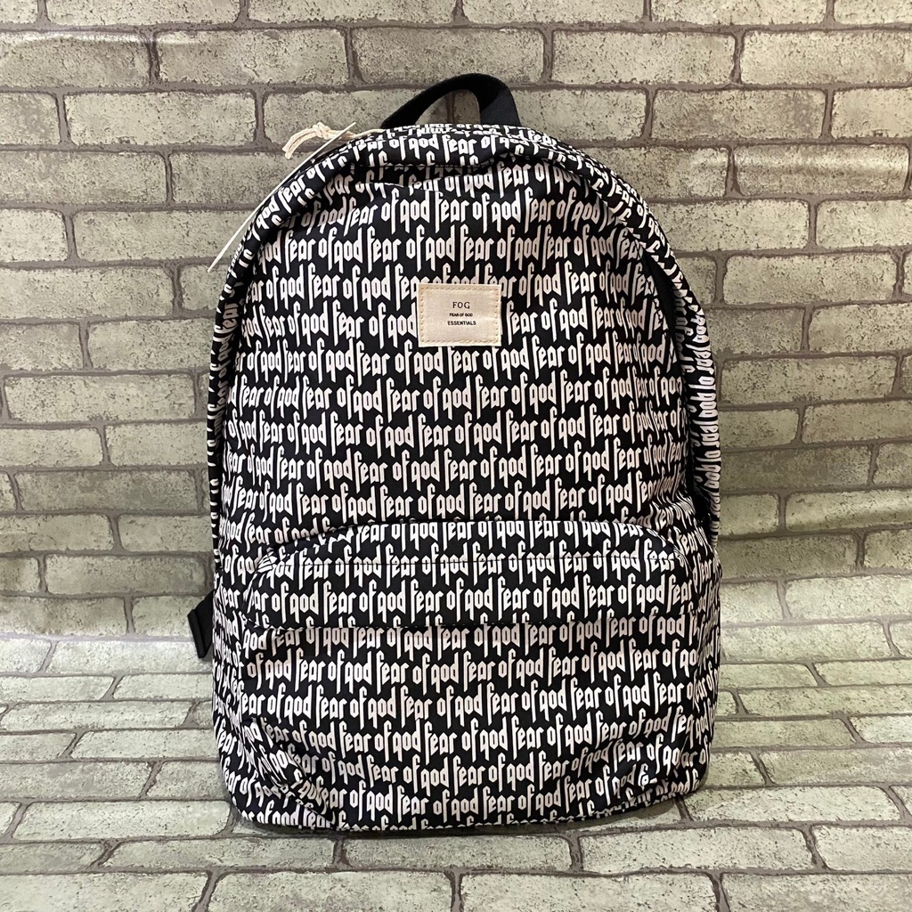 Backpack Fear of God FOG / Tas FOG Tas Ransel Tas Punggung