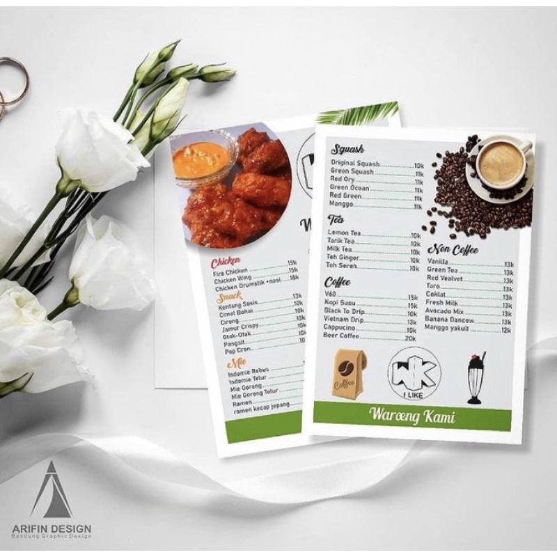 

papan menu reatoran