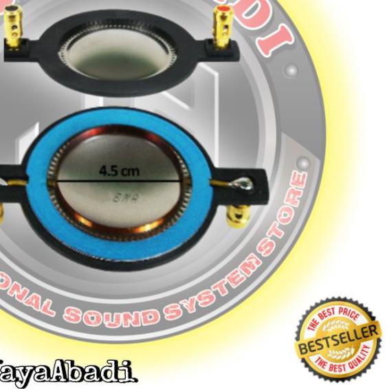 SPOOL DRIVER TWEETER UKURAN 44.4 PLUS PANGKON BINDING POSH ORIGINAL IMPORT KUALITAS PREMIUM