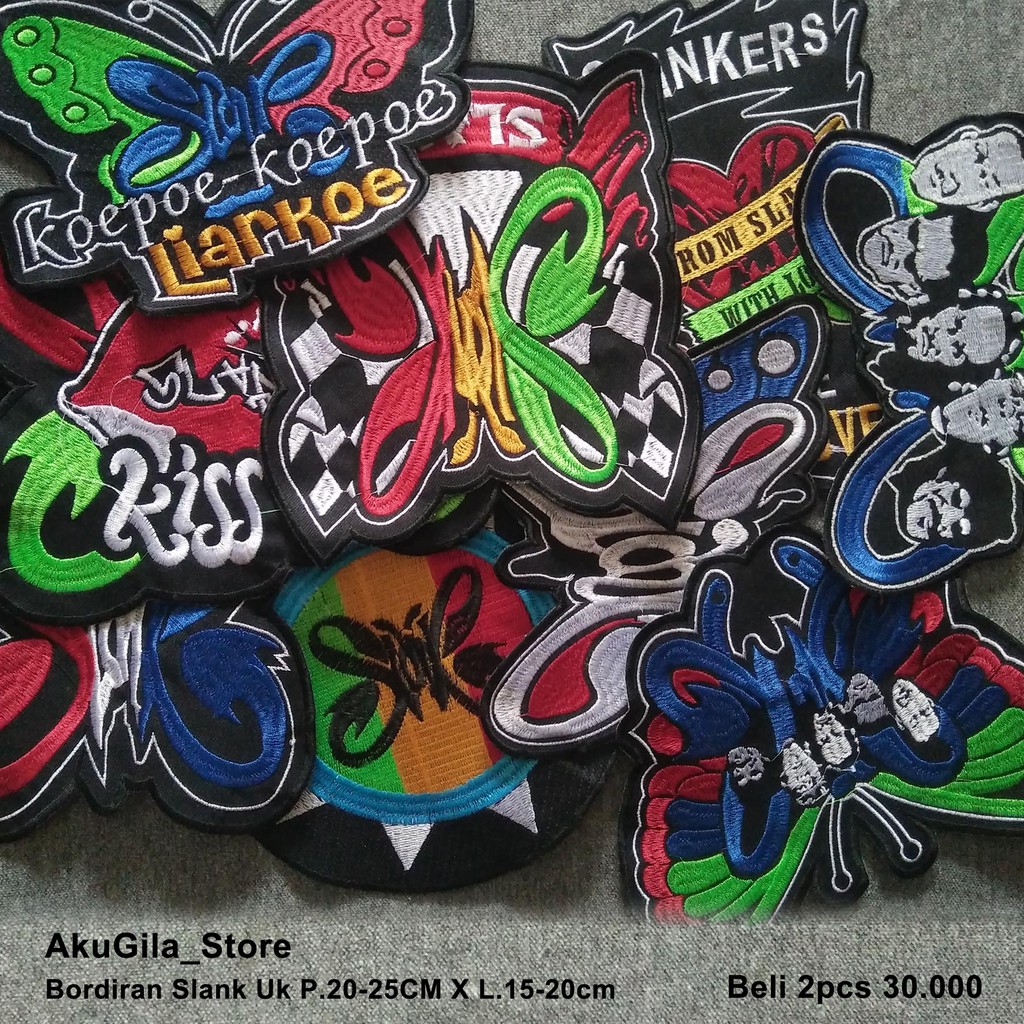 Bordiran Jumbo Slank - Gambar Lain di Geser - AG STORE