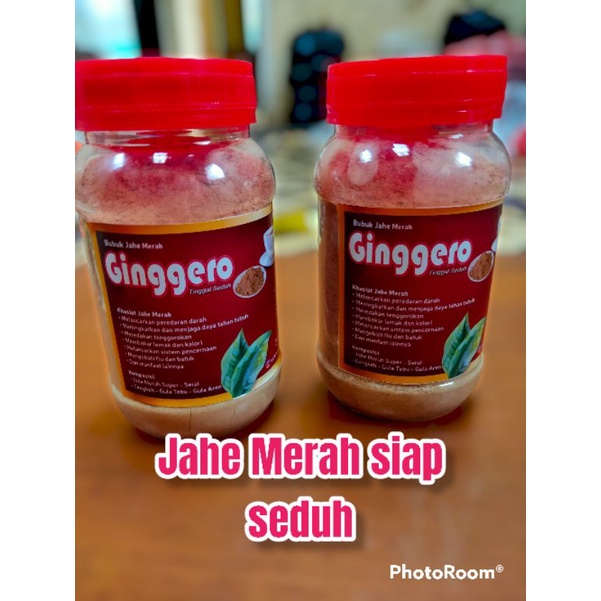 

Jahe Merah Instan siap seduh Ginggero berat 350 Gramn