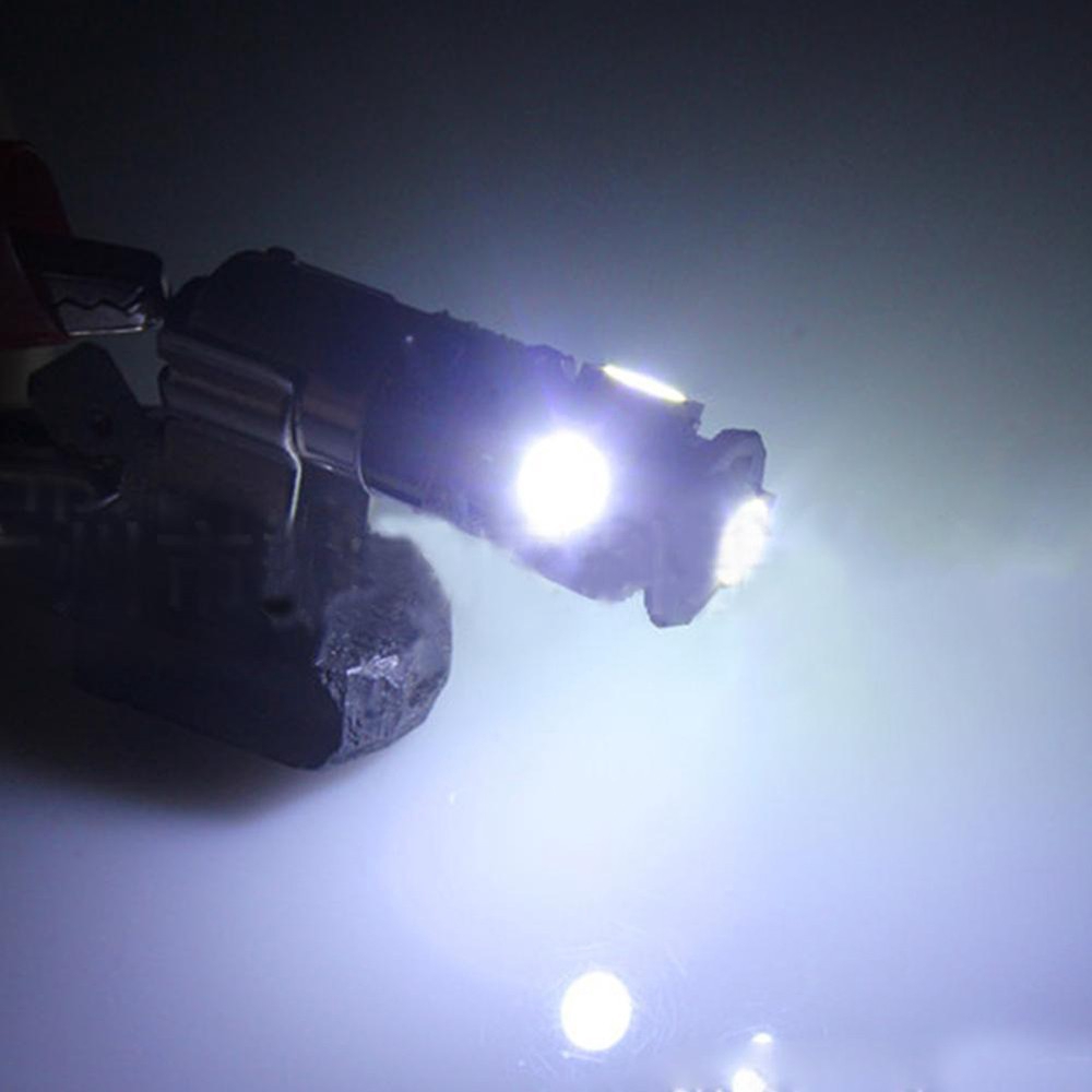 1pc Lampu Led Ba9S Bayonet 12v 5050 5 Smd Warna Putih Untuk Interior Mobil