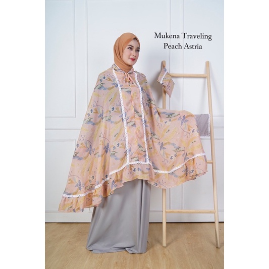 Mukena Travelling 2in1 /Mukena Dewasa Resleting Premium