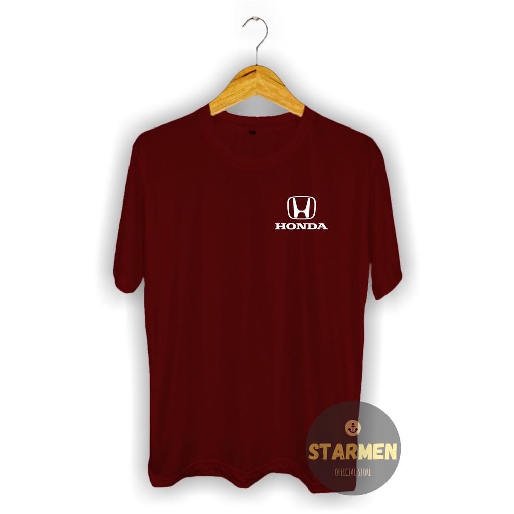 Kaos Distro Pria T-Shirt Motif Kata Kata HONDA MOBIL