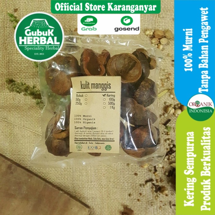 

KULIT MANGGIS KERING 100 gr - Garcinia Mangostana - ASLI - KUALITAS PREMIUM