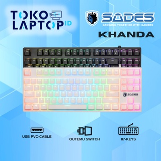 Sades Khanda Mechanical Gaming Keyboard TKL Removable Switch