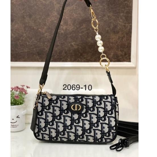 [PWD. 85] Tas Slempang Mutiara kode 2069 Double Strap satu Ruang