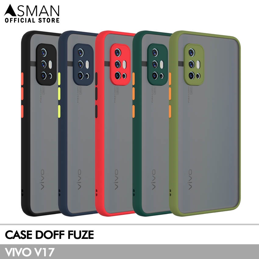 Asman Case Vivo V17 Doff Fuze Premium Shield Protector