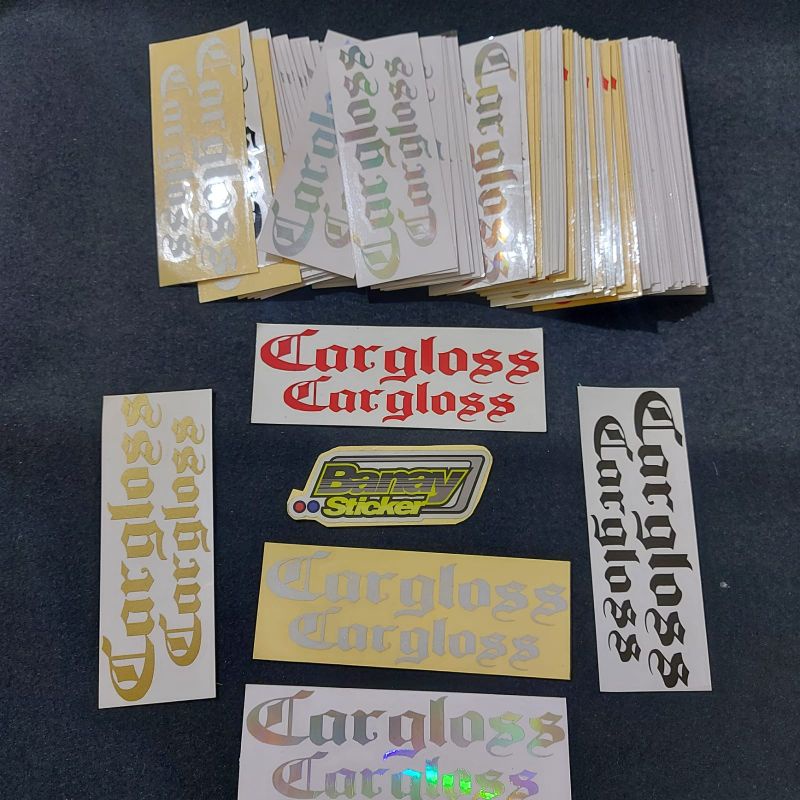 STICKER CARGLOSS STICKER HELM CUTTING