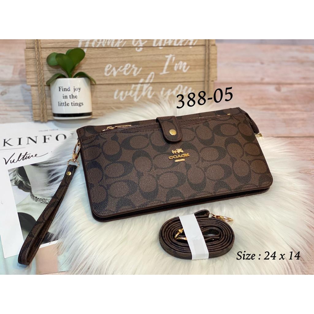 CLUTCH HANDBAG 3 RUANG IMPORT PREMIUM 388 EMBOSS DAN WP