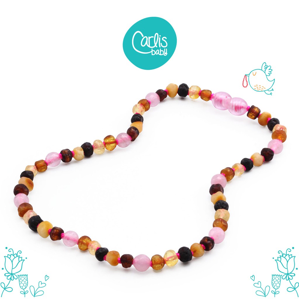 AG60-A Kalung dan Gelang Amber Tumbuh Gigi Bayi By Carlis Baby