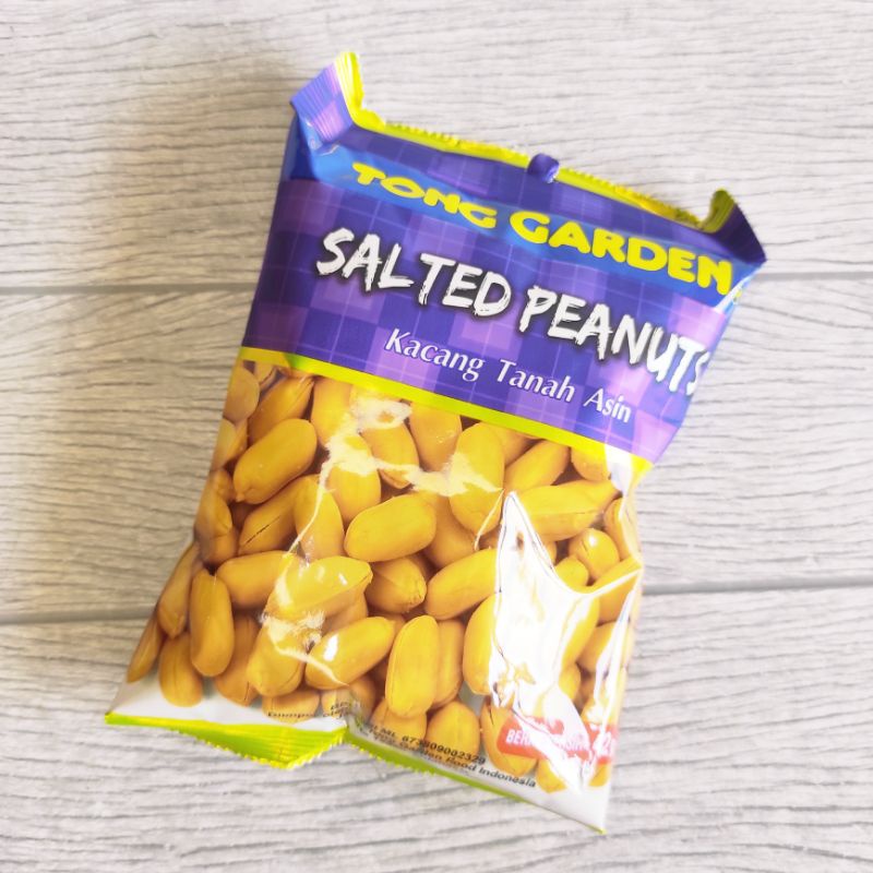 

Tong Garden Salted Peanuts Kacang Tanah Asin 42g Vegetarian Vegan