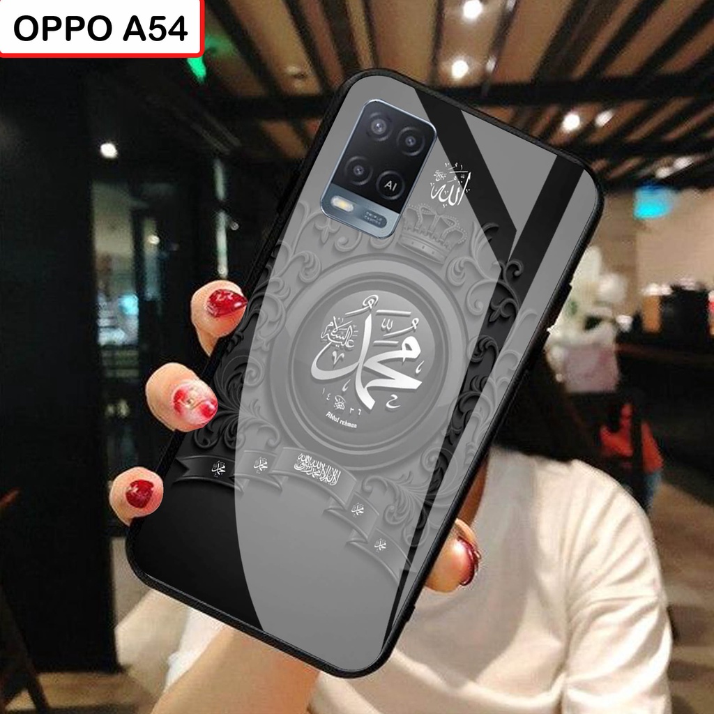 Softcase Glass Kaca OPPO A54 - Casing HP OPPO A54 [ S50 ].