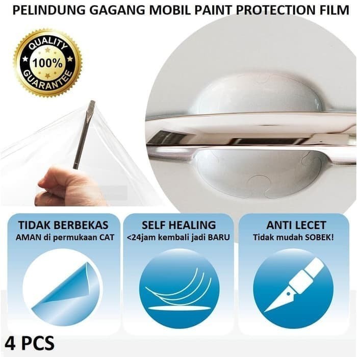 Anti gores stiker handle mobil - Sticker anti gores gagang pintu mobil