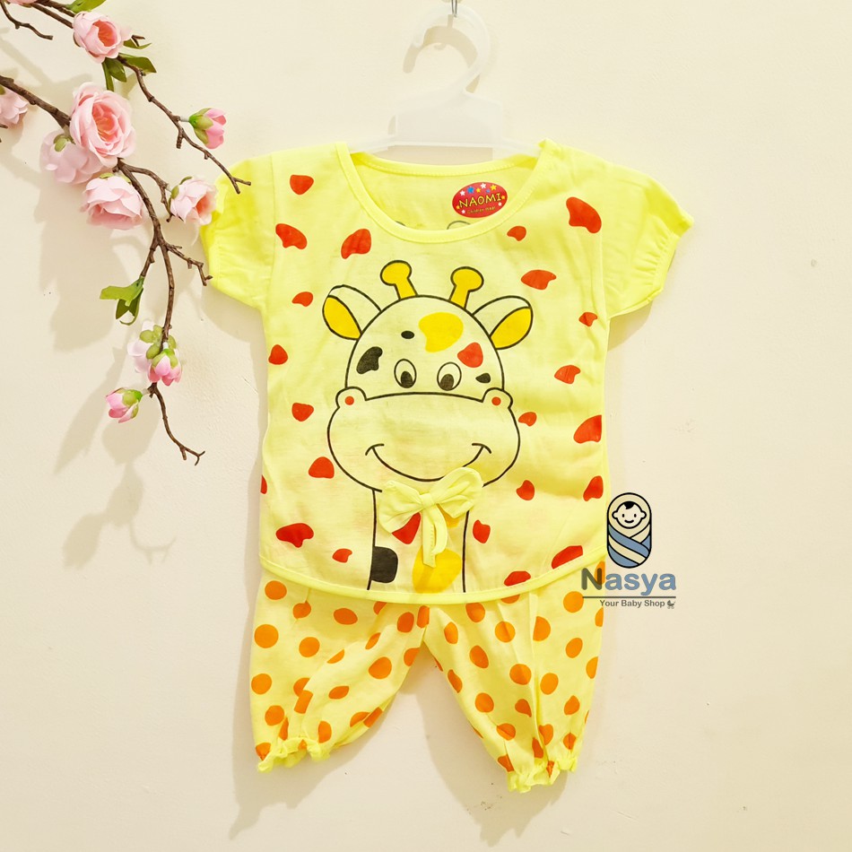 [N-019] TERBARU ! Setelan Baju Bayi Perempuan Lucu Murah - Naomi (3-6 bulan)