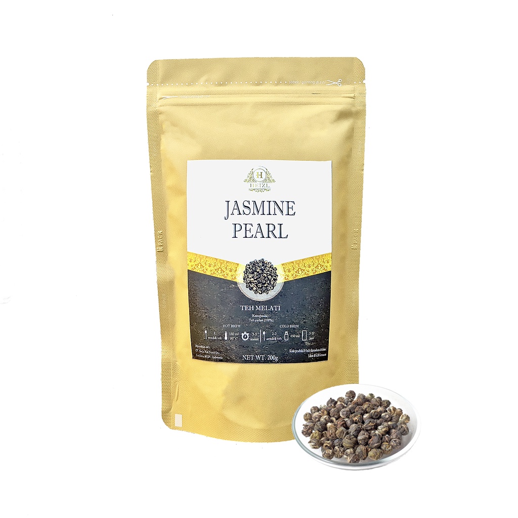 

HEIZL Jasmine Pearl Tea (Teh Hijau Aroma Bunga Jasmine / Melati ) - 200gr