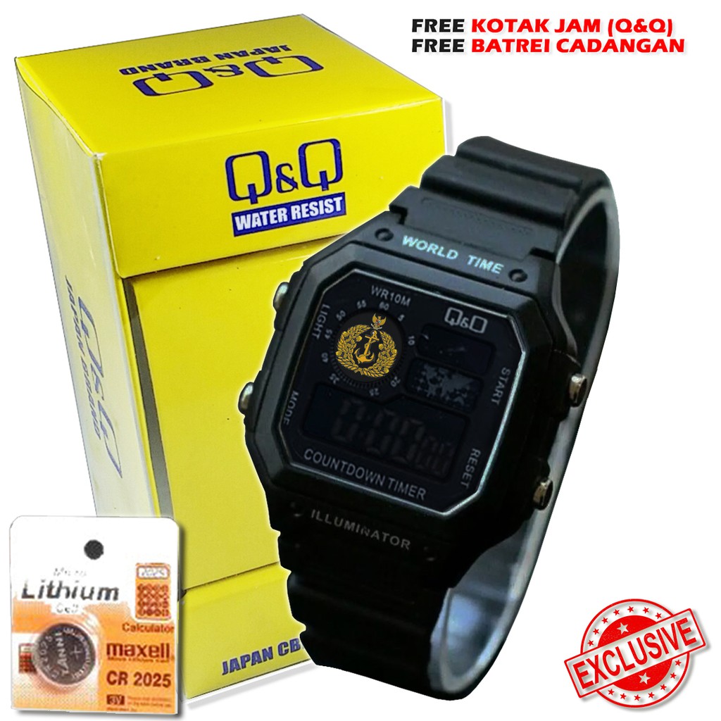 (Limited Edition) Jam Tangan TNI - AL motif 1 - Digital