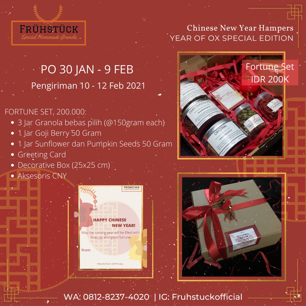 

Fortune Set Hampers CNY Special Granola