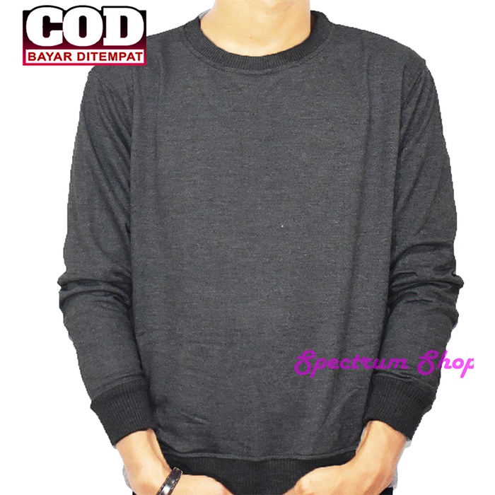 Sweater Polos Basic Unisex - Sweater Murah Babytery