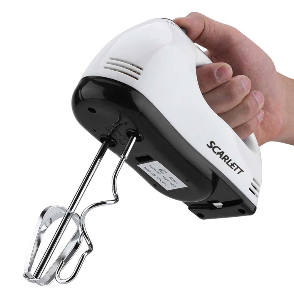 Super Hand Mixer, Pengaduk 7 Kecepatan yang bisa Otomatis - Free 4 Buah Alat Pengocok / Mixer