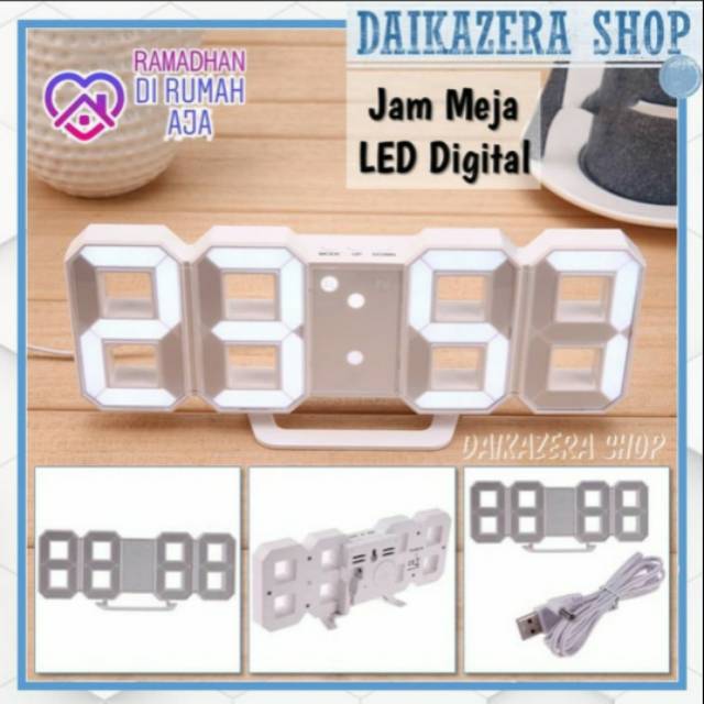 Jam Meja Dinding Digital LED Clock