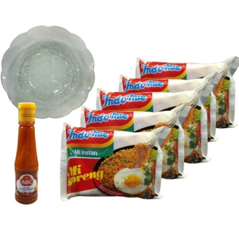 

Paket Indomie Goreng Mie Goreng 5pcs Saus Sambal