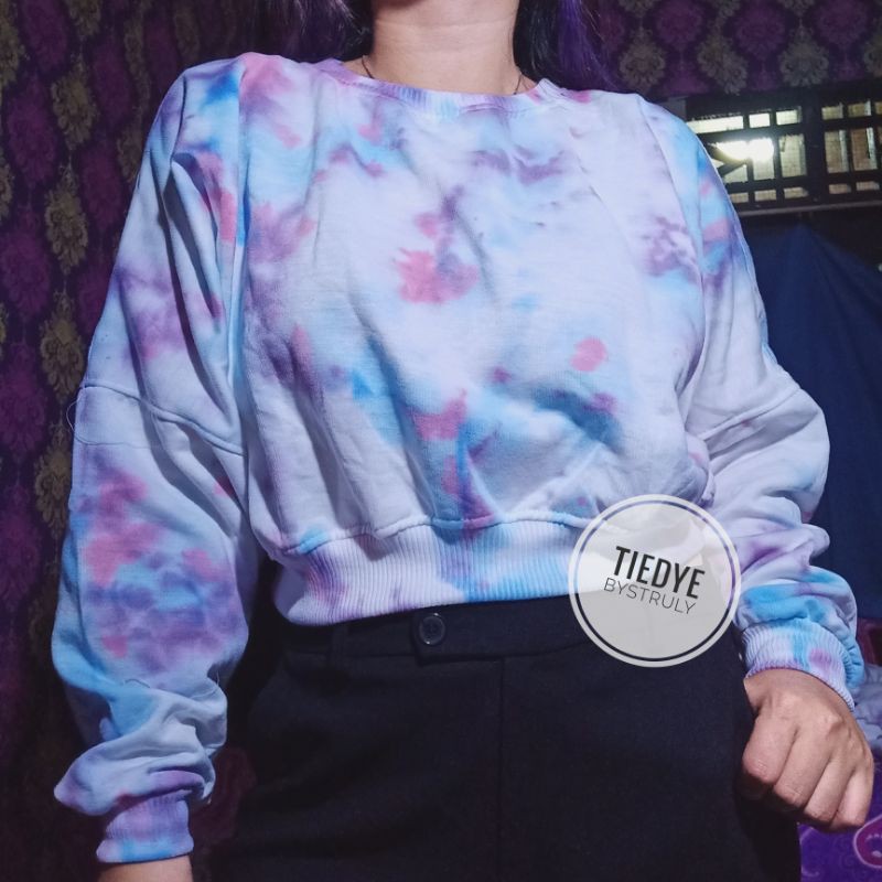TIE DYE CROP / SWEATER TIE DYE CROP