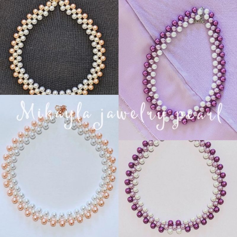 Kalung mutiara lombok|Kalung mutiara air tawar|Kalung mutiara asli lombok|Kalung mutiara lombok bers