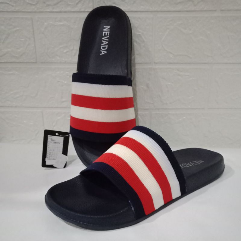 SANDAL NEVADA MERAH PUTIH BIRU
