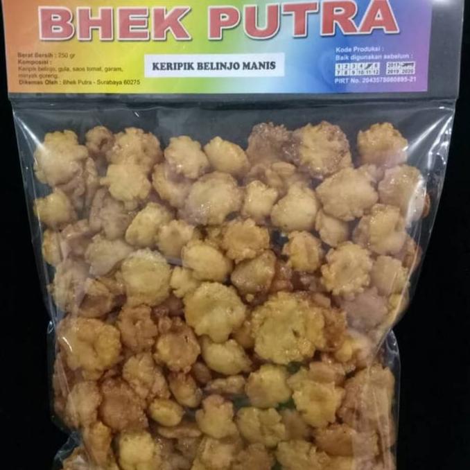 

keripik belinjo kripik blinjo manis kopong Bhek Putra