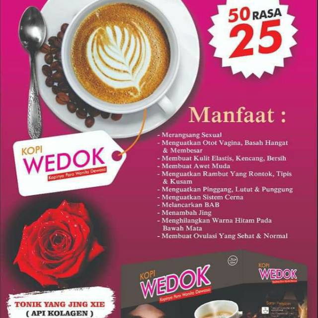 

Kopi We-dok Khusus Wanita Rahasia kembali terasa 25tahun