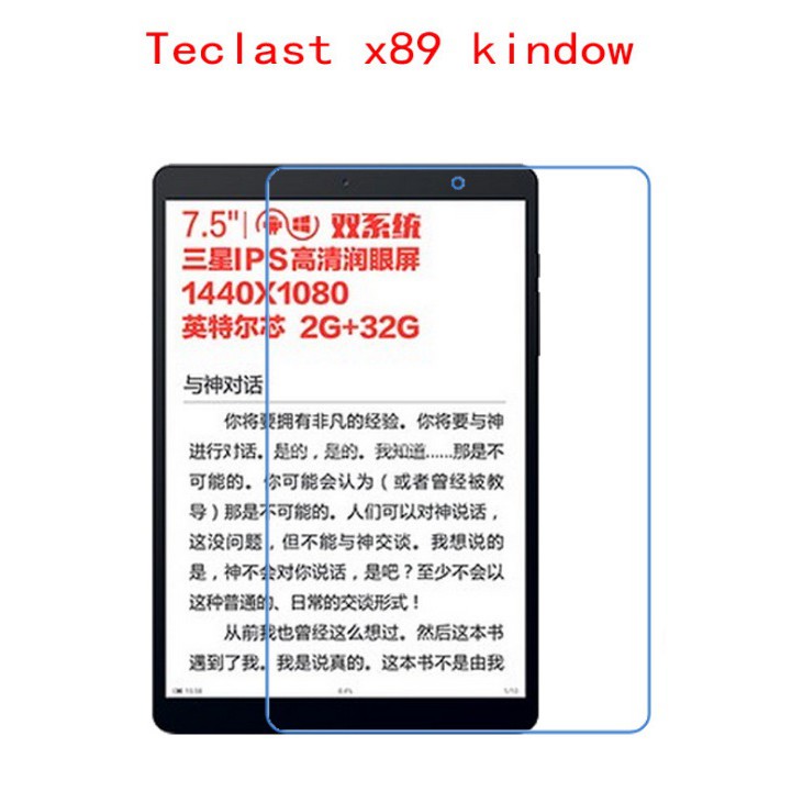 Antigores Teclast X89 Kindow Original Perfect Fit HiQuality Bluray Proof