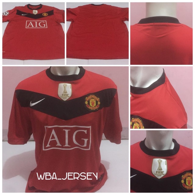 Jersey manchester united home 2009 2010