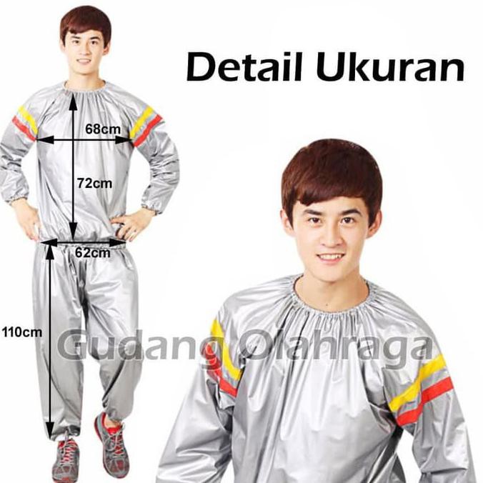 Baju Sauna / Sauna Suit / Jaket Sauna Suit Unistar /baju olahraga senam bahan parasut pembakar lemak