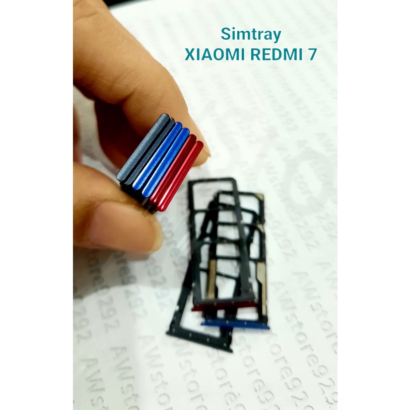 Slot Tempat Dudukan Kartu Simcard Sim card Lock Simtray Sim Tray XIAOMI REDMI 7