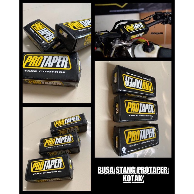BUSA STANG PROTAPER KOTAK / BARPAD PELINDUNG STANG / PELINDUNG RAISER
