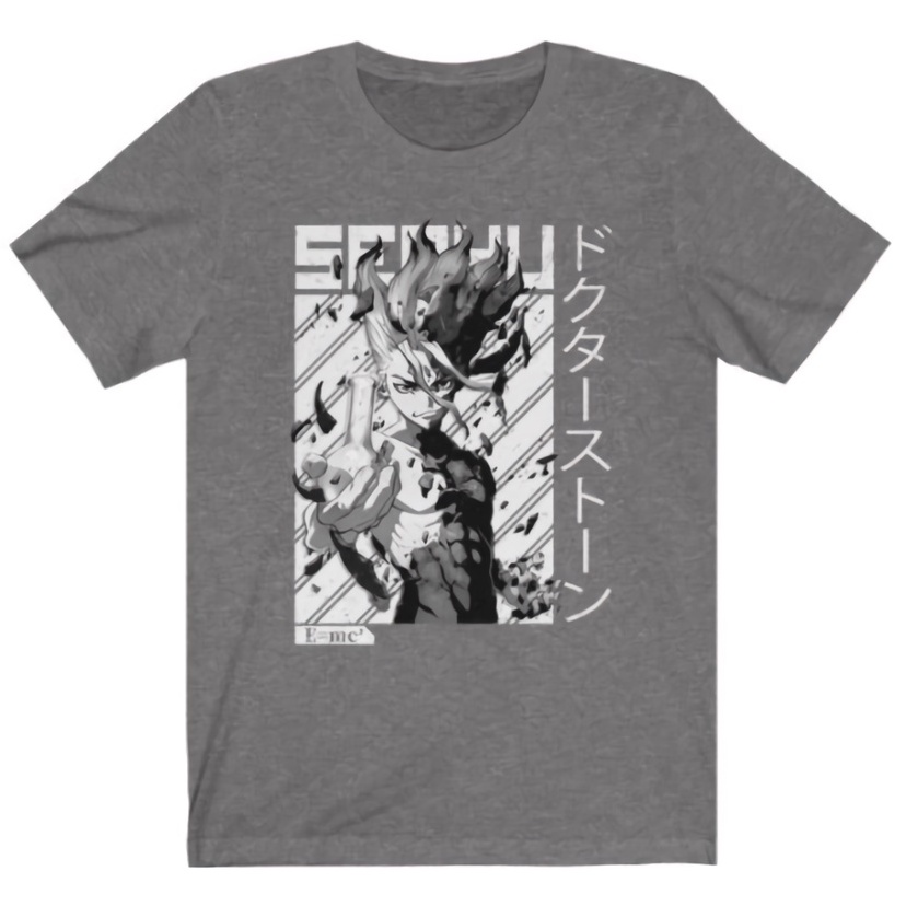 Tshirt Senku Kanji Anime Manga Dr. Stone Premium Unisex