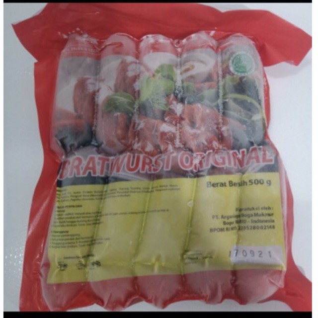 

Sosis Sapi Jumbo isi 10 / 500 gram