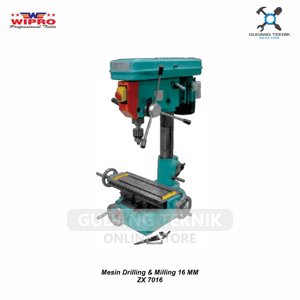 Mesin Bor Drilling Milling 16 mm WIPRO ZX-7016 / Bor Machine 16 mm WIPRO ZX7016 - Westlake Mesin Bor Milling ZX 7016