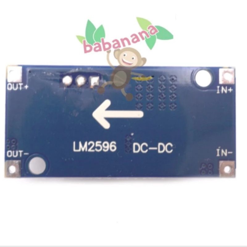 Adjustable module DC step down 3A in 3-40V out 1.5-35V LM2596